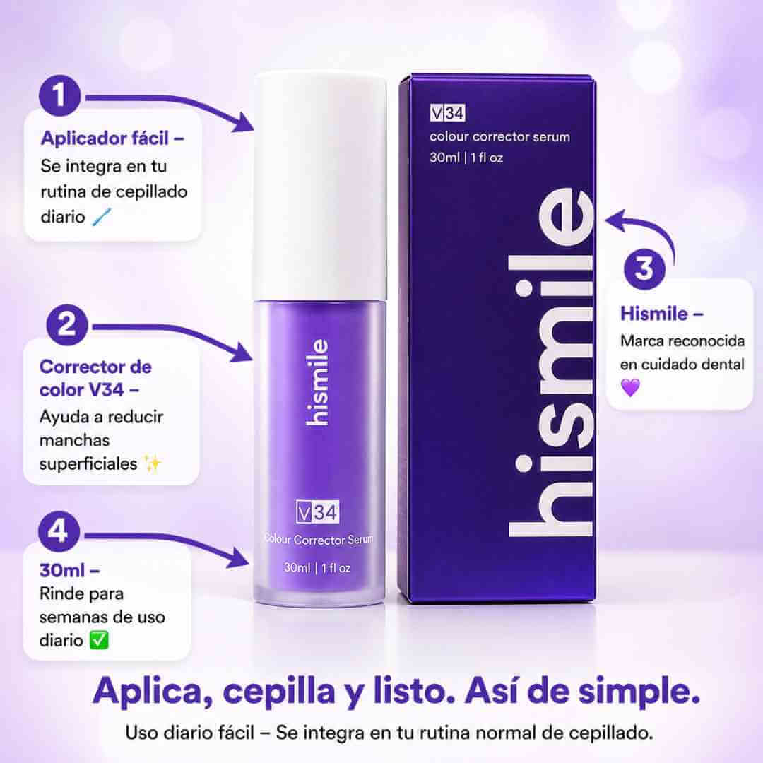 Purple Corrector: Neutraliza el Amarillo y Recupera el Brillo Natural de tu Sonrisa + Obsequio (LA ORIGINAL)