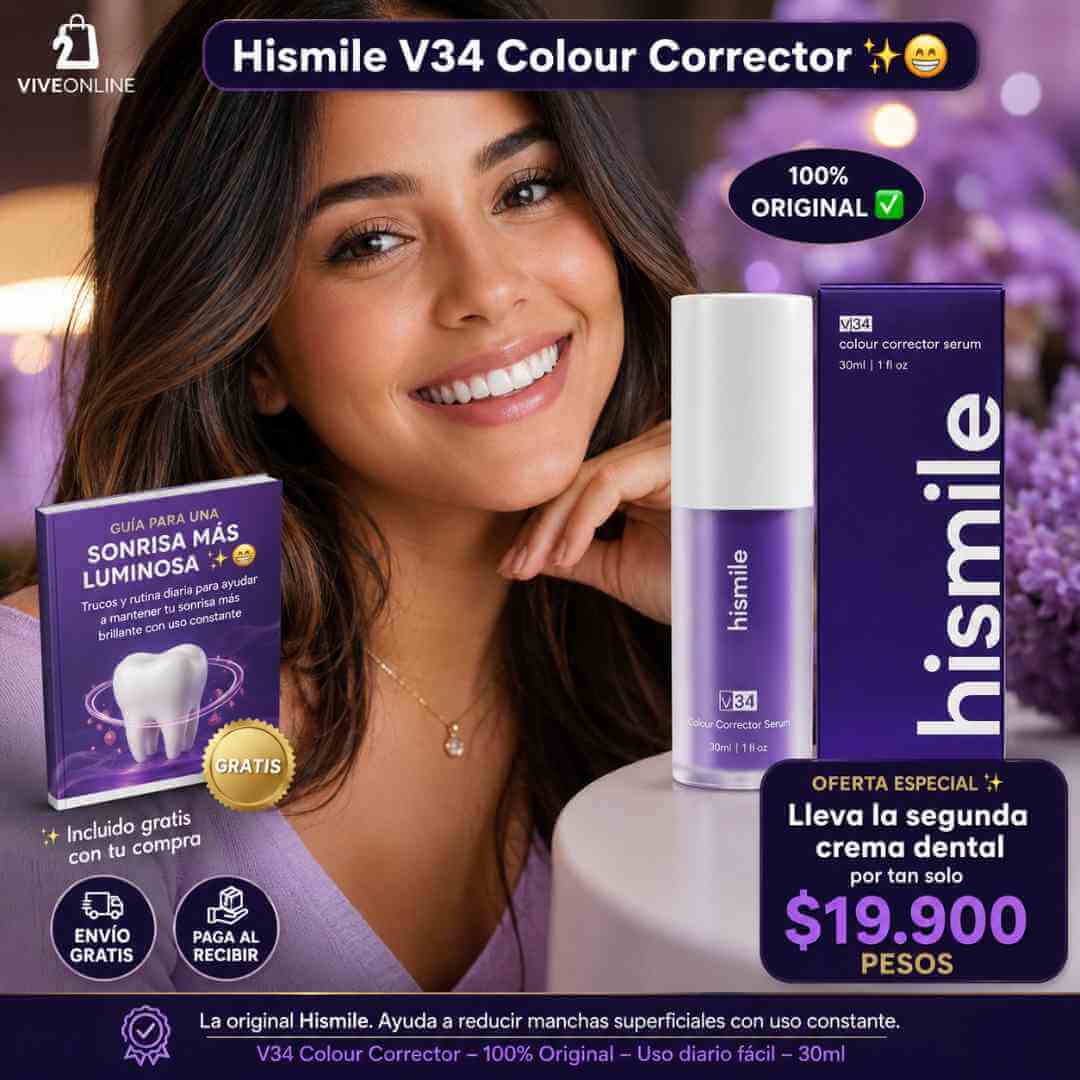 Purple Corrector: Neutraliza el Amarillo y Recupera el Brillo Natural de tu Sonrisa + Obsequio (LA ORIGINAL)